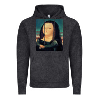 Vintage Black fernando botero mona lisa Vintage Hoodie - artisFamous