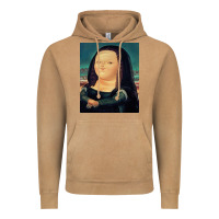 Vintage Camel fernando botero mona lisa Vintage Hoodie - artisFamous