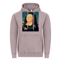 Vintage Zinc fernando botero mona lisa Vintage Hoodie - artisFamous