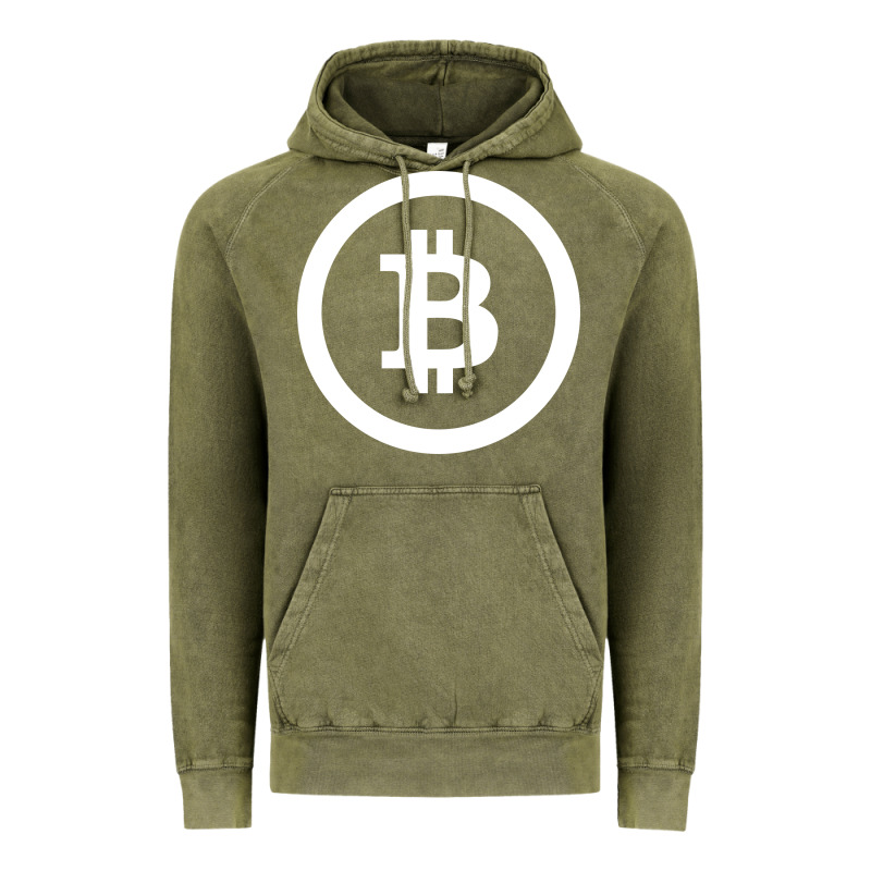 Bitcoin Vintage Hoodie by artisFamous | Teevron
