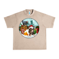 French Oak Christmas Pig With Chicken Urban Heavy Tee - FaDigitalArtStudio
