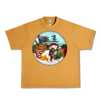 Peanut Butter Christmas Pig With Chicken Urban Heavy Tee - FaDigitalArtStudio