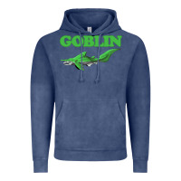 Vintage Denim goblin shark t shirt   i love goblin shark shirt ugly animal Vintage Hoodie - artisFamous
