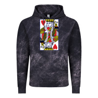 Cloud Black king of hearts Vintage Hoodie - artisFamous