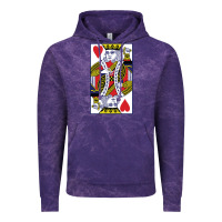 Cloud Purple king of hearts Vintage Hoodie - artisFamous