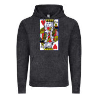 Vintage Black king of hearts Vintage Hoodie - artisFamous