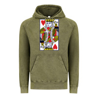 Vintage Olive king of hearts Vintage Hoodie - artisFamous