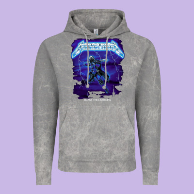 Blast The Lightning Vintage Hoodie Designed By Artisfamous