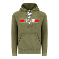 Vintage Olive top dog Vintage Hoodie - artisFamous