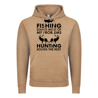 Vintage Coffee funny fishing and hunting Vintage Hoodie - artisFamous