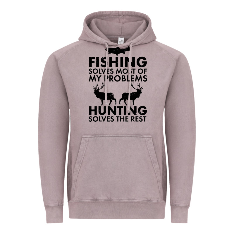 Funny Fishing And Hunting Vintage Hoodie by artisFamous | Teevron