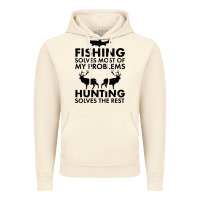 Vintage Artic funny fishing and hunting Vintage Hoodie - artisFamous
