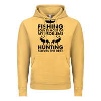 Vintage Mustard funny fishing and hunting Vintage Hoodie - artisFamous
