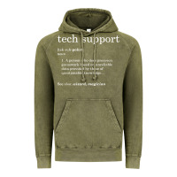 Vintage Olive funny tech support definition Vintage Hoodie - artisFamous
