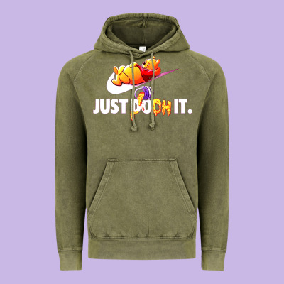 Pooh Just Pooh Vintage Hoodie Designed By Artisfamous