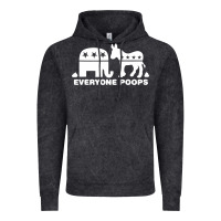 Vintage Black everyone poops Vintage Hoodie - artisFamous