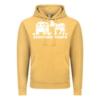 Vintage Mustard everyone poops Vintage Hoodie - artisFamous