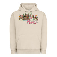 Pigment French Oak mama bear with daisy Urban Hoodie - RanaPortraitStore