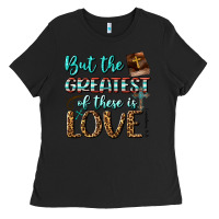 Black But The Greatest Of These Is Love Ladies Tee - BundleAndBundleShop