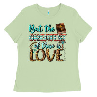 Matcha But The Greatest Of These Is Love Ladies Tee - BundleAndBundleShop