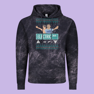 Pardon My Take Electric Avenue Ugly Christmas Sweater Vintage Hoodie Designed By Artisfamous