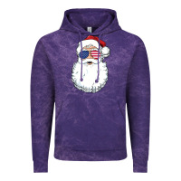 Santa Claus  U.s.a Sunglasses Christmas In July Santa Vintage Hoodie | Teevron