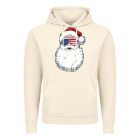 Vintage Artic santa claus  u.s.a sunglasses christmas in july santa Vintage Hoodie - artisFamous