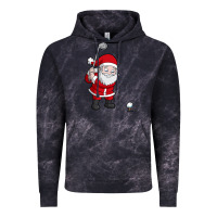 Cloud Black santa claus golf christmas golfer golfing gift Vintage Hoodie - artisFamous