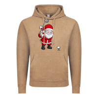 Santa Claus Golf Christmas Golfer Golfing Gift Vintage Hoodie | Teevron
