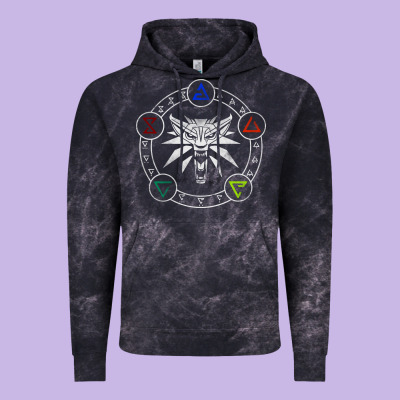 Camiseta Witcher Vintage Hoodie Designed By Artisfamous