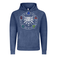 Vintage Denim camiseta witcher Vintage Hoodie - artisFamous