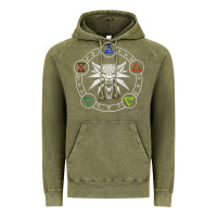 Vintage Olive camiseta witcher Vintage Hoodie - artisFamous