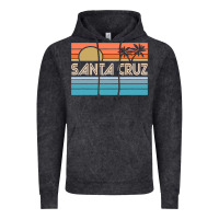 Vintage Black santa c.r.u.z cali sunset 70s 80s surfer summer sun Vintage Hoodie - artisFamous