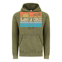 Vintage Olive santa c.r.u.z cali sunset 70s 80s surfer summer sun Vintage Hoodie - artisFamous