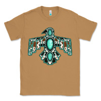 Toasted Coconut cowhide turquoise thunderbird Classic Tee - Jasminsmagicworld