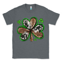 Charcoal Heather western st patricks day shamrocks Classic Tee - Artiststas
