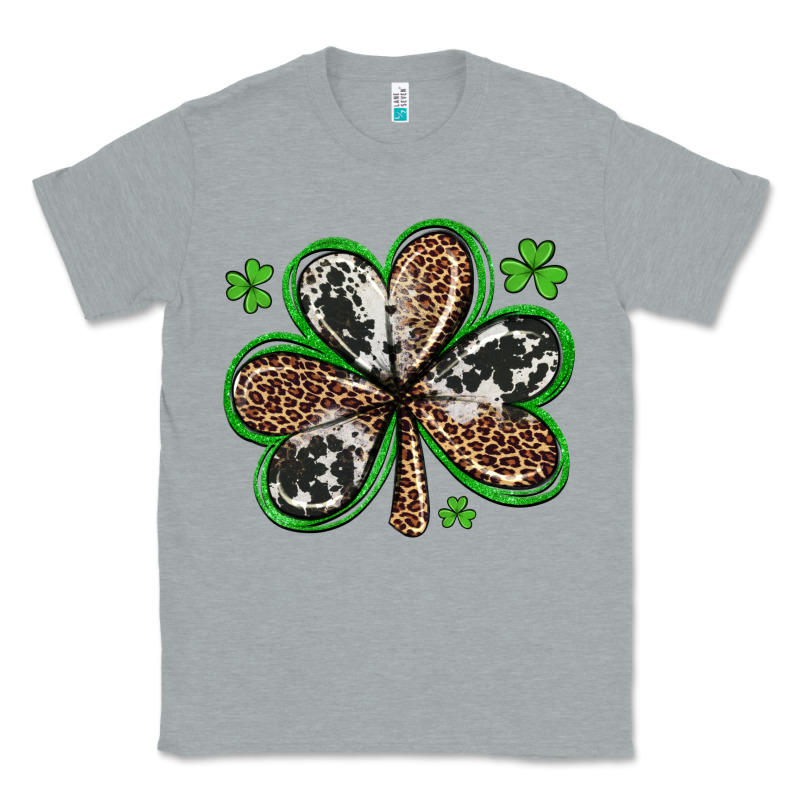 Western St Patricks Day Shamrocks Classic Tee by Artiststas | Teevron
