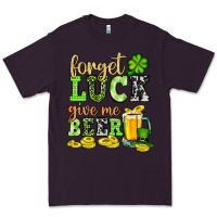 Plum St. Patrick's Forget luck give me beer Premium Tee - OliviaCreatesArt