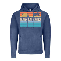 Vintage Denim santa c.r.u.z cali sunset 70s 80s surfer summer sun Vintage Hoodie - artisFamous