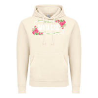 Vintage Artic santa c.r.u.z cali  floral hibiscus flower Vintage Hoodie - artisFamous
