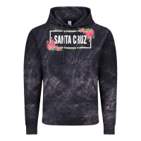 Cloud Black santa c.r.u.z cali  floral hibiscus flower Vintage Hoodie - artisFamous