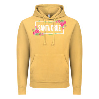 Vintage Mustard santa c.r.u.z cali  floral hibiscus flower Vintage Hoodie - artisFamous