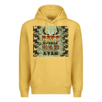 Antique Gold best buckin' dad ever Premium Hoodie - Artiststas