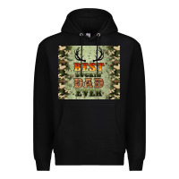 Black best buckin' dad ever Premium Hoodie - Artiststas