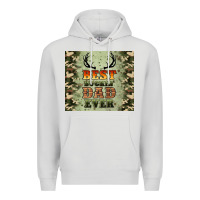 Dove Grey best buckin' dad ever Premium Hoodie - Artiststas