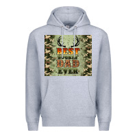Heather Grey best buckin' dad ever Premium Hoodie - Artiststas