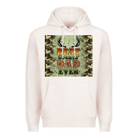 Pale Pink best buckin' dad ever Premium Hoodie - Artiststas