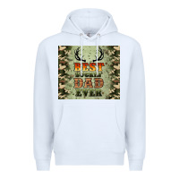 White best buckin' dad ever Premium Hoodie - Artiststas