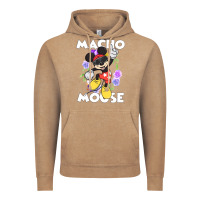 Vintage Coffee macho mouse Vintage Hoodie - artisFamous