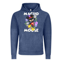 Vintage Denim macho mouse Vintage Hoodie - artisFamous